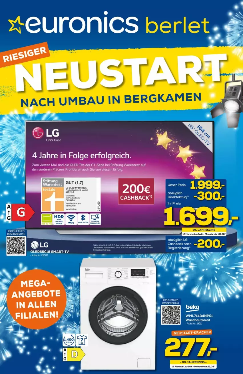 Aktueller Prospekt Euronics - Prospekte - von 15.09 bis 22.09.2021 - strona 1