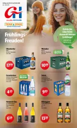 Gazetka promocyjna Getraenke Hoffmann - Prospekte - Gazetka - ważna od 29.03 do 29.03.2025 - strona 1 - produkty: Alwa, decke, elle, gerolsteine, gerolsteiner, irish whiskey, kilbeggan, mineralwasser, natürliches mineralwasser, pils, pilsener, steiner, tee, Ti, volvic, volvic natürliches, wasser, whiskey, WICK, ZTE