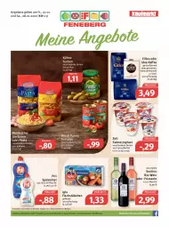 Gazetka promocyjna Feneberg - Prospekte - Gazetka - ważna od 08.01 do 08.01.2022 - strona 1 - produkty: angebot, angebote, Becher, bernbacher, beutel, bio, Bio-Wein, bohne, bohnen, eis, fisch, fischstäbchen, flasche, frizzante, gurke, gurken, iglo, joghur, joghurt, kaffee, Kühne, lebensmittel, oro di parma, pasta, pril, reis, sahne, spülmittel, Ti, tomate, tomaten, wein, zott