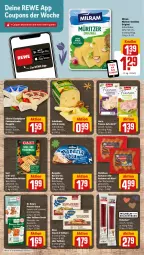 Gazetka promocyjna Rewe - Prospekte - Gazetka - ważna od 30.03 do 30.03.2024 - strona 13 - produkty: auer, aufschnitt, bavaria blu, bergader, buch, cambozola, champignon, coupon, coupons, eis, finesse, gin, grill, grünländer, herta, herta finesse, Holz, Käse, korn, krakauer, kräuter, meersalz, milram, nuss, pfanne, pfannen, pfannenkäse, reis, Ria, rosmarin, rouge, rougette, salz, schnittkäse, sesam, snack, steinhaus, Ti, und pfanne, wasa, weichkäse