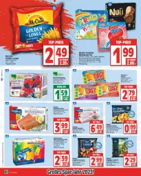 Gazetka promocyjna Edeka - Angebote der Woche - Gazetka - ważna od 15.04 do 15.04.2023 - strona 10 - produkty: ahoj-brause, beere, beeren, beutel, bio, blume, blumen, blumenöl, brause, butter, caramel, Croissant, croissants, deka, edeka bio, eis, femeg, filet, filets, geback, Golden Longs, himbeer, kartoffel, kartoffeln, lachs, Laugencroissant, mac, mccain, orange, orangen, pfanne, pfannen, reis, Rotbarsch, Schöller, snack, Ti, toast, toasty, Wild, wildlachs, zitrone, zitronen, ZTE, zucker