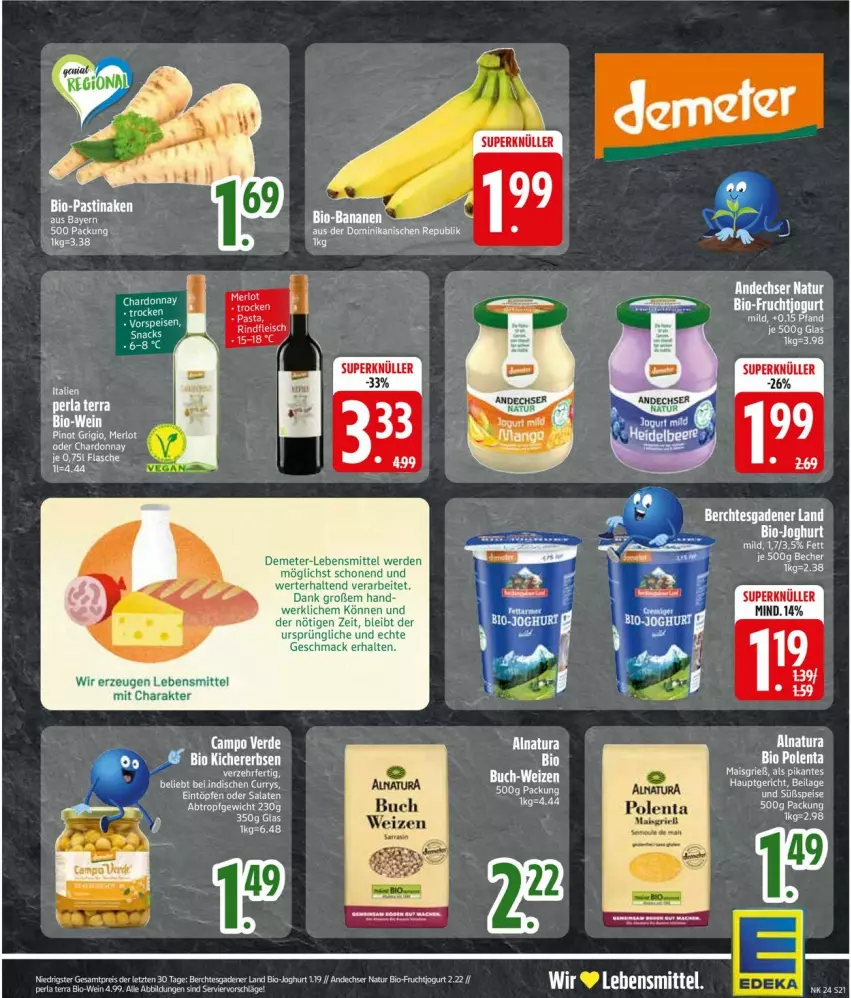 Aktueller Prospekt Edeka - Prospekte - von 09.06 bis 14.06.2025 - strona 21 - produkty: bio, chardonnay, curry, eier, eis, erde, flasche, fleisch, lebensmittel, mac, mais, merl, merlot, pasta, perla, rind, rindfleisch, Ti