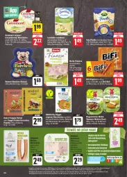 Gazetka promocyjna E Center - Angebote der Woche - Gazetka - ważna od 07.10 do 07.10.2023 - strona 18 - produkty: angebot, arla, aufschnitt, Becher, bier, bierschinken, bifi, coupon, coupons, deka, eis, finello, finesse, französischer weichkäse, géramont, gin, herta, herta finesse, Käse, Koriander, landkäse, landliebe, lyoner, mehl, ndk, nuss, paprika, rabatt-coupon, reinert, reis, Ria, rügenwalder, rügenwalder mühle, schinken, super-knüller, Ti, veggie, weichkäse, wiener, wiener würstchen, würstchen, Yo, ZTE