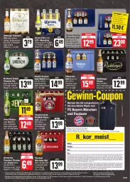 Gazetka promocyjna E Center - Angebote der Woche - Gazetka - ważna od 07.10 do 07.10.2023 - strona 25 - produkty: Adidas, alkohol, angebot, Bau, Berger, bier, bitburger, bügel, bügelflasche, burger, corona, corona extra, coupon, coupons, deka, eis, elle, ente, erde, flasche, gewinnspiel, Hefe, jever, jever pilsener, krone, mac, natur, nuss, Paula, paulaner, pils, pilsener, pilsner, premium pils, rabatt-coupon, radeberger, radeberger pilsner, reis, rwe, super-knüller, Ti, weck, Weste, ZTE