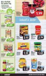 Gazetka promocyjna Markant - Prospekte - Gazetka - ważna od 17.02 do 17.02.2024 - strona 8 - produkty: apfel, apfelmus, auer, bio, biscoff, bonduelle, brot, Brühe, cerealien, curry, eier, eiernudeln, eis, elle, flasche, frankfurter, gewürz, gewürzketchup, Goldmais, gutes essen, Hela, ketchup, knorr, Kraut, mac, mais, natur, nudel, nudeln, oro di parma, reis, Sauerkraut, Schwartau, Ti, tomate, tomaten, wiener, würstchen, ZTE, zucker