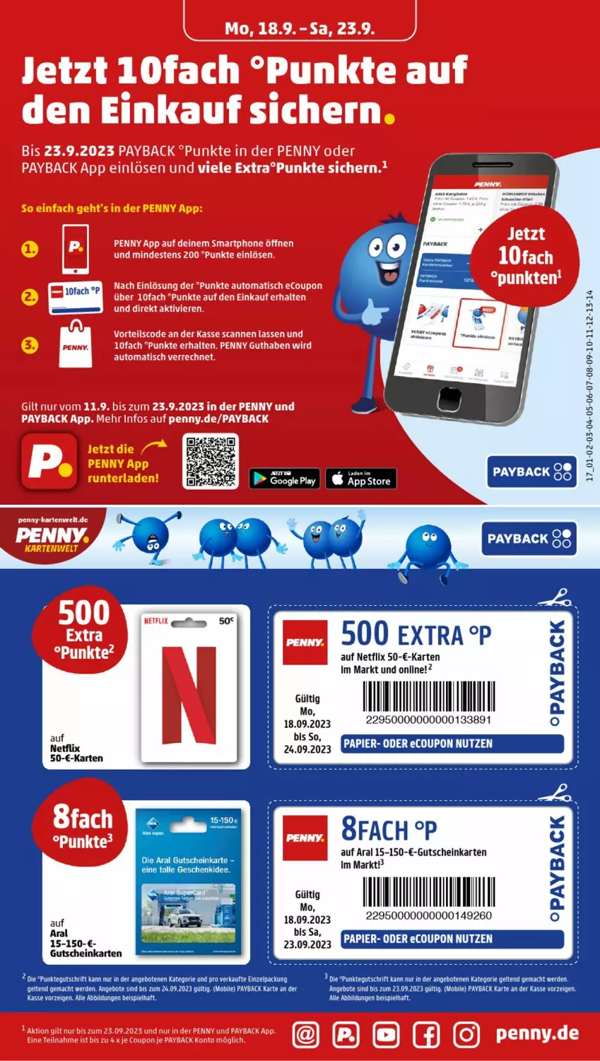 Aktueller Prospekt Penny - Prospekte - von 18.09 bis 23.09.2023 - strona 17 - produkty: angebot, angebote, coupon, eis, erde, gutschein, mac, netflix, papier, payback, Ti