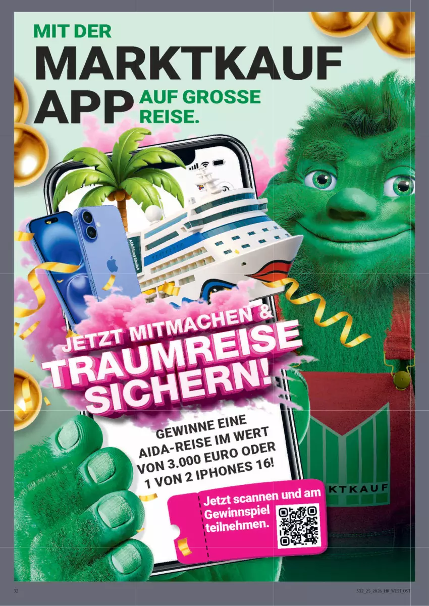 Aktueller Prospekt Marktkauf - Prospekt - von 14.06 bis 20.06.2026 - strona 32 - produkty: eis, reis