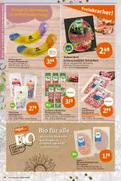 Gazetka promocyjna Tegut - Angebote der Woche - Gazetka - ważna od 31.12 do 31.12.2022 - strona 18 - produkty: aufschnitt, bio, cin, eis, ente, fleisch, fleischwurst, knoblauch, landprimus, leine, lyoner, mit knoblauch, mit paprika, natur, nuss, paprika, prosciutto, prosciutto cotto, pute, Rauch, reis, saft, salami, schinken, schwarzwälder schinken, sim, Speck, Ti, wiltmann, würfel, wurst, Yo