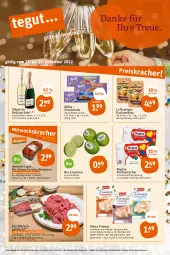 Gazetka promocyjna Tegut - Angebote der Woche - Gazetka - ważna od 31.12 do 31.12.2022 - strona 3 - produkty: alkohol, angebot, angebote, Bau, bio, braten, brillant sekt, cocktail, dekoration, eis, elle, finesse, flasche, fleisch, getränk, getränke, gin, hackfleisch, hackfleisch gemischt, hähnchenbrust, herta, herta finesse, Käse, küche, Küchen, küchentücher, Le Rustique, limette, limetten, Mett, metten, milka, milka schokolade, natur, oreo, pfeffer, Rauch, Schal, Schale, schinken, schoko, schokolade, sekt, söhnlein, söhnlein brillant, Ti, tomate, tomaten, tücher