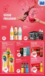 Gazetka promocyjna Getraenke Hoffmann - Prospekte - Gazetka - ważna od 04.05 do 04.05.2024 - strona 3 - produkty: Afri Cola, coca-cola, cola, fuze tea, melone, minze, monster, Monster Energy, schwarzer tee, schweppes, Sport, tee, Ti, wasser, wassermelone, Wild, zucker