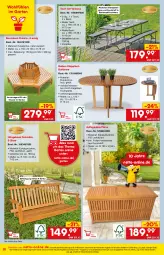 Gazetka promocyjna Netto Marken-Discount - Online-Angebote März - Gazetka - ważna od 06.03 do 06.03.2022 - strona 28 - produkty: angebot, auflagenbox, Balkon-Klapptisch, Bank, Bau, Baumbank, Columbia, eis, Garten, Holz, HP, Kette, klapptisch, lack, latte, LG, natur, ndk, reis, Ria, Tasche, Ti, tisch, tischplatte, Venta, versandkostenfrei, ZTE