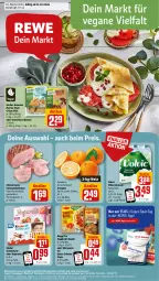 Gazetka promocyjna Rewe - Prospekte - Gazetka - ważna od 06.01 do 06.01.2024 - strona 1 - produkty: aktionspreis, Alwa, bio, buch, burger, coupon, eis, elle, erdnuss, filet, garden gourmet, Holz, Kinder, kinder schokolade, landschinken, maggi, maggi fix, mineralwasser, natur, nuss, oder yogurette, orange, orangen, reis, rel, sauce, schinken, schoko, schokolade, spaghetti, telefon, Ti, uhr, volvic, wasser, Yo, yogurette