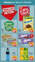 Gazetka promocyjna Rewe - Prospekte - Gazetka - ważna od 06.01 do 06.01.2024 - strona 2 - produkty: alpenmilch, Becher, eis, fructis, garnier, kerrygold, kerrygold extra, kitkat, kräuter, milch, milka, milka schokolade, nesquik, nestlé, reis, schoko, schokolade, shampoo, Ti
