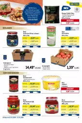 Gazetka promocyjna Metro - Monats-Menü - Gazetka - ważna od 31.01 do 31.01.2026 - strona 9 - produkty: angebot, aubergine, auberginen, eimer, Falafel, früchte, gin, Gläser, grana, Granatäpfel, hirtenkäse, joghur, joghurt, Käse, mac, mam, milch, olive, oliven, paprika, Rana, salat, salate, salz, Ti, tomate, tomaten, tomatenmark