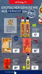 Gazetka promocyjna AldiSud - ALDI Aktuell - Gazetka - ważna od 08.01 do 08.01.2022 - strona 34 - produkty: aldi, Asia Green Garden, brot, chili, chips, curry, dip, eis, erdnuss, essig, finesse, flasche, knoblauch, Koriander, küche, mit knoblauch, Mode, nuss, reis, Ria, sesam, Sesamöl, suppe, Ti, tisch