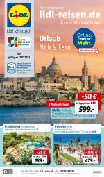 Gazetka promocyjna Lidl - Urlaub Nah & Fern - Gazetka - ważna od 15.08 do 15.08.2023 - strona 1 - produkty: buch, decke, eier, eis, reis, Ti, uhr