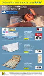 Gazetka promocyjna Lidl - Wochen-Highlights im Onlineshop - Gazetka - ważna od 15.05 do 15.05.2022 - strona 2 - produkty: angebot, angebote, decke, Effect, eis, elle, latte, lattenrost, matratze, matratzen, ndk, reis, rel, Schal, Schale, Surf, telefon, Ti, topper, tuc, uhr, wendematratze
