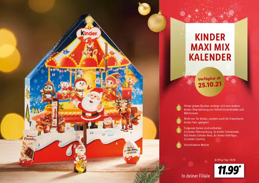 Aktueller Prospekt Lidl - Adventskalender - von 22.10 bis 28.11.2021 - strona 13