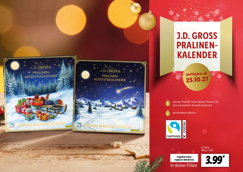 Aktueller Prospekt Lidl - Adventskalender - von 22.10 bis 28.11.2021 - strona 32