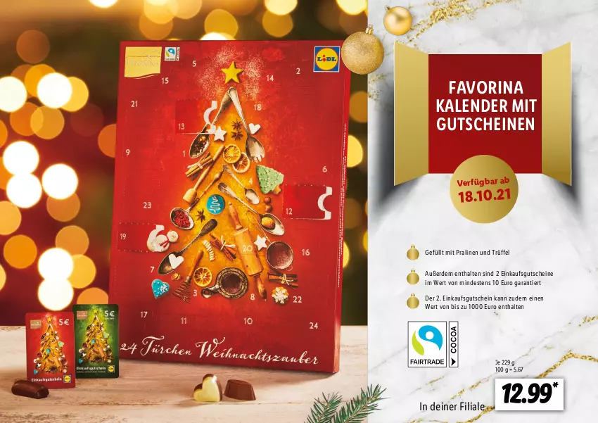 Aktueller Prospekt Lidl - Adventskalender - von 22.10 bis 28.11.2021 - strona 5