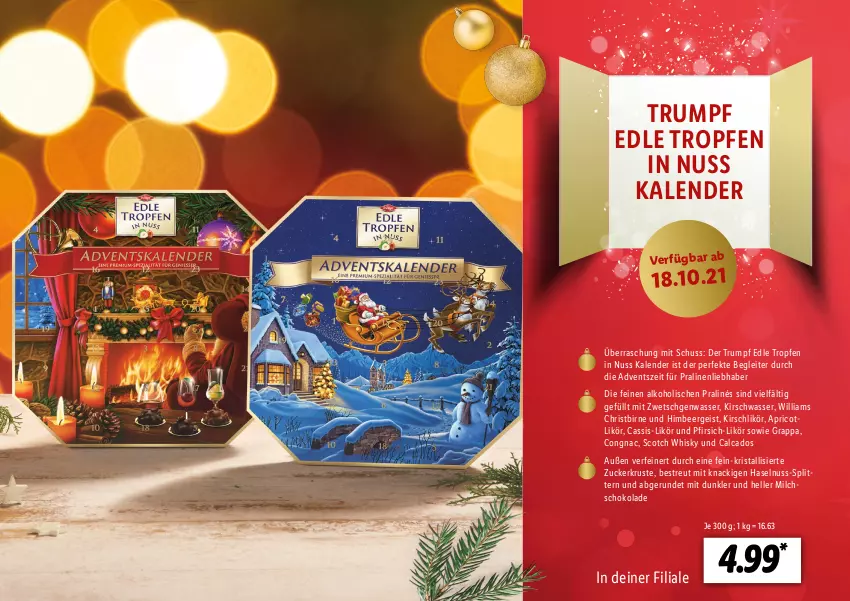 Aktueller Prospekt Lidl - Adventskalender - von 22.10 bis 28.11.2021 - strona 6