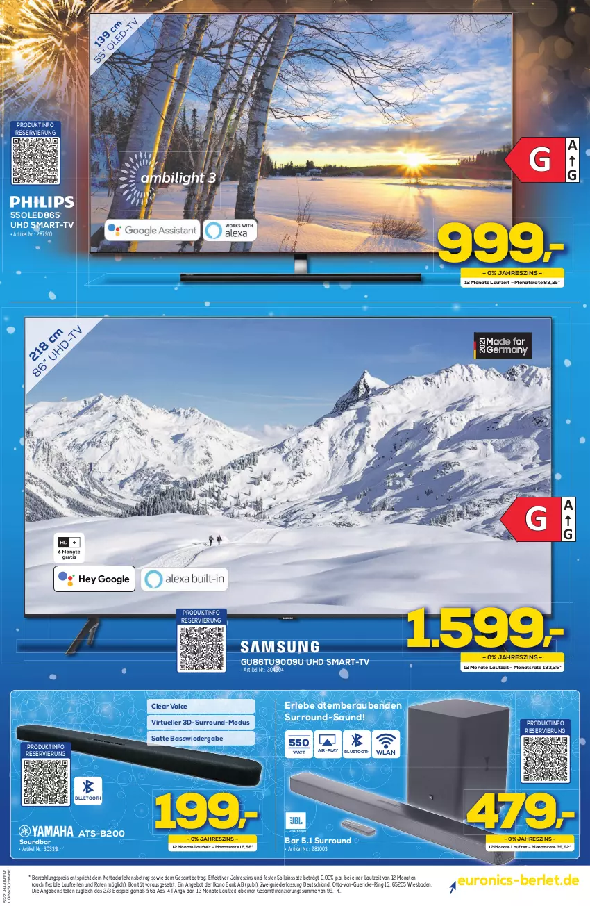 Aktueller Prospekt Berlet - Achtung!  - von 27.12 bis 31.12.2021 - strona 3 - produkty: angebot, Bad, Bank, eis, elle, reis, ring, soundbar, Ti, uhd